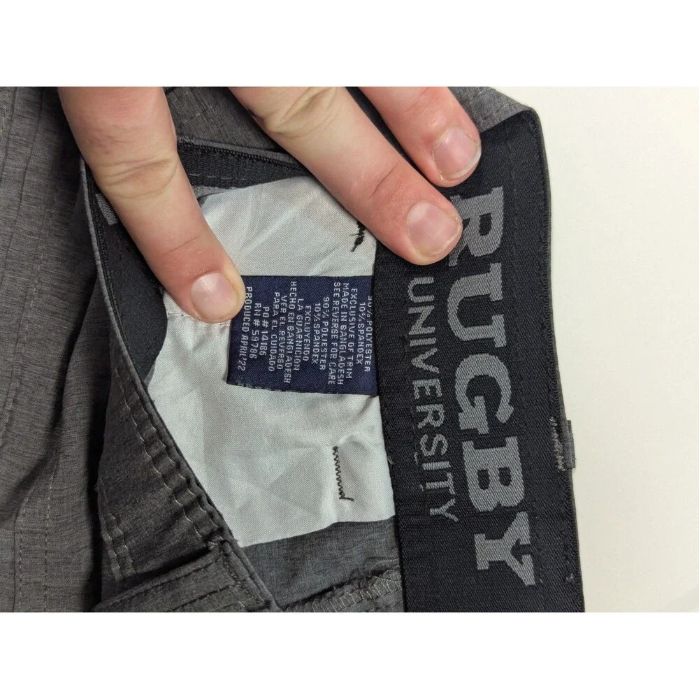 Rugby University chino Shorts Grey Size 30 Mens